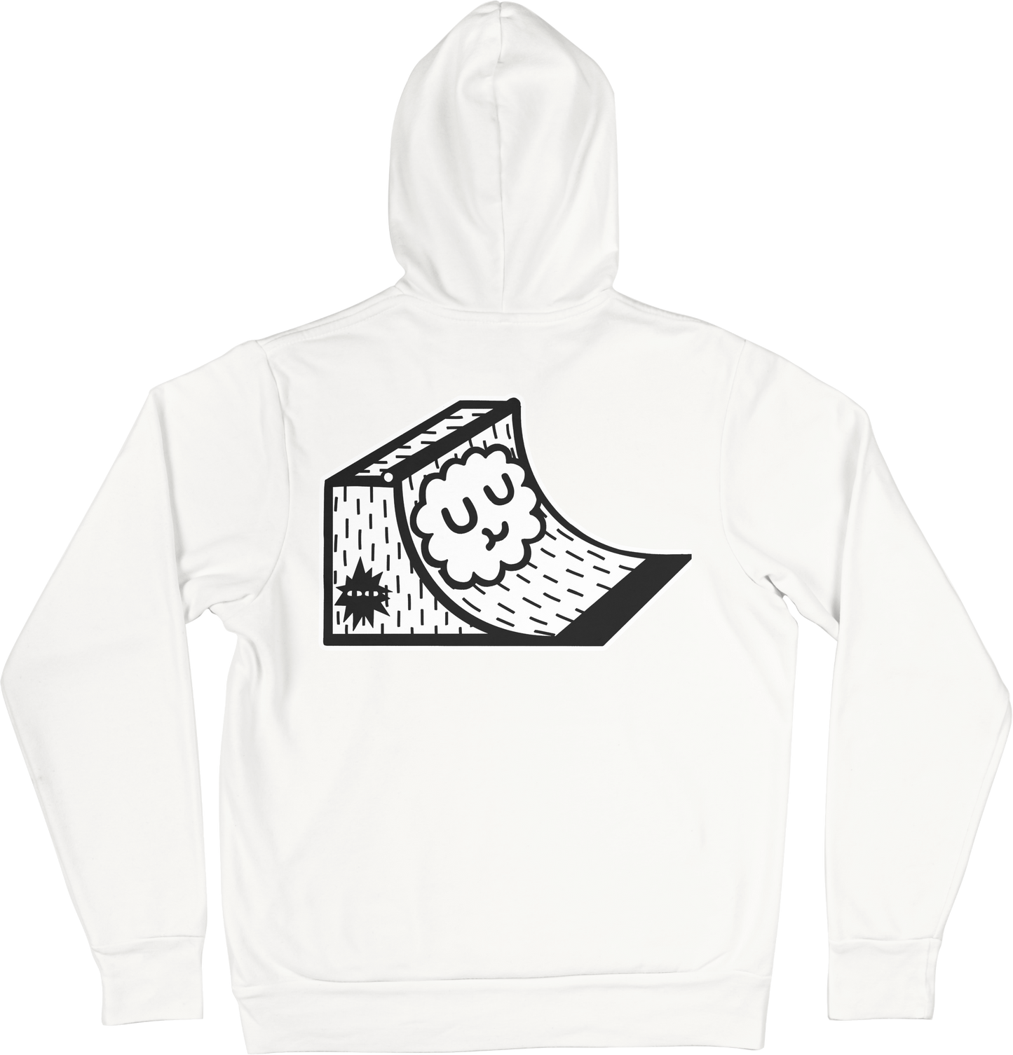 TIM ROBOT 'Quarter friend' Hoodie (White or Black)