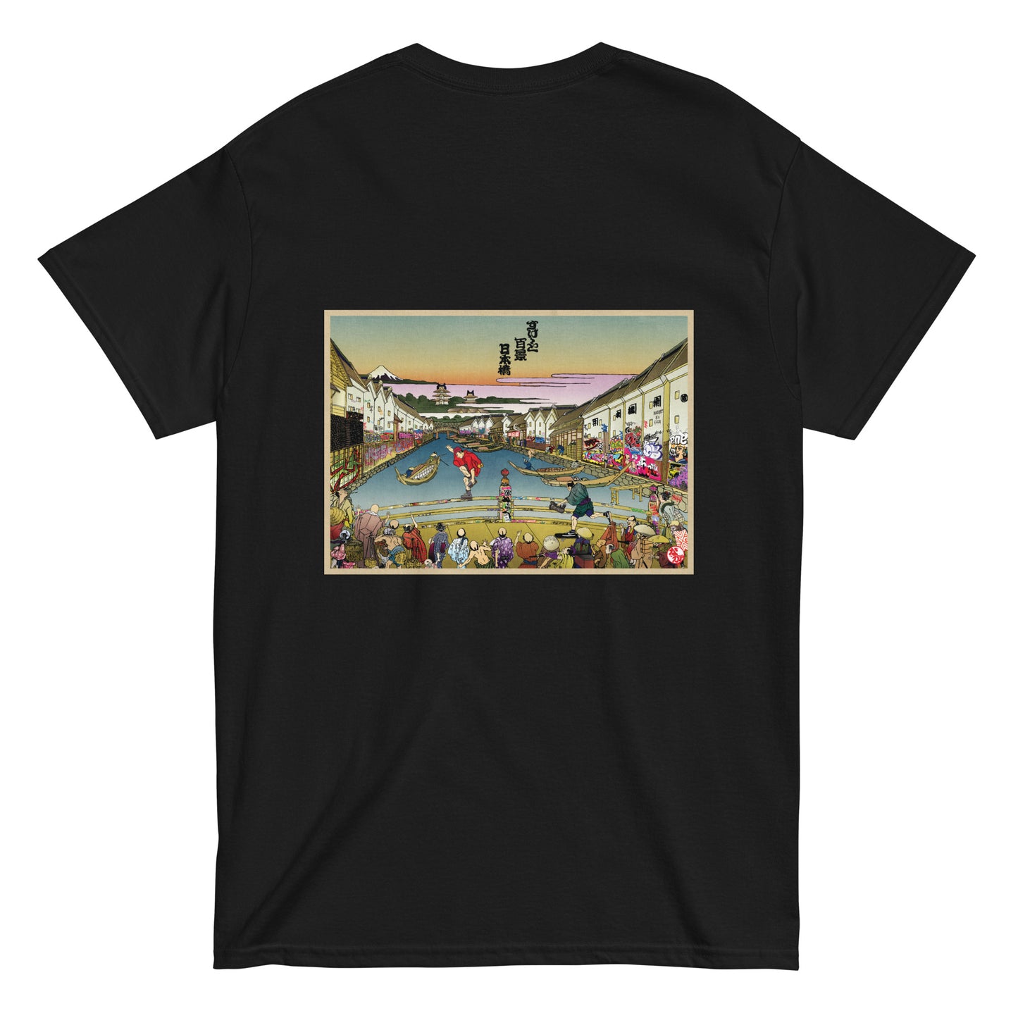 Inline skate T-shirt: Bridge in Nihonbashi