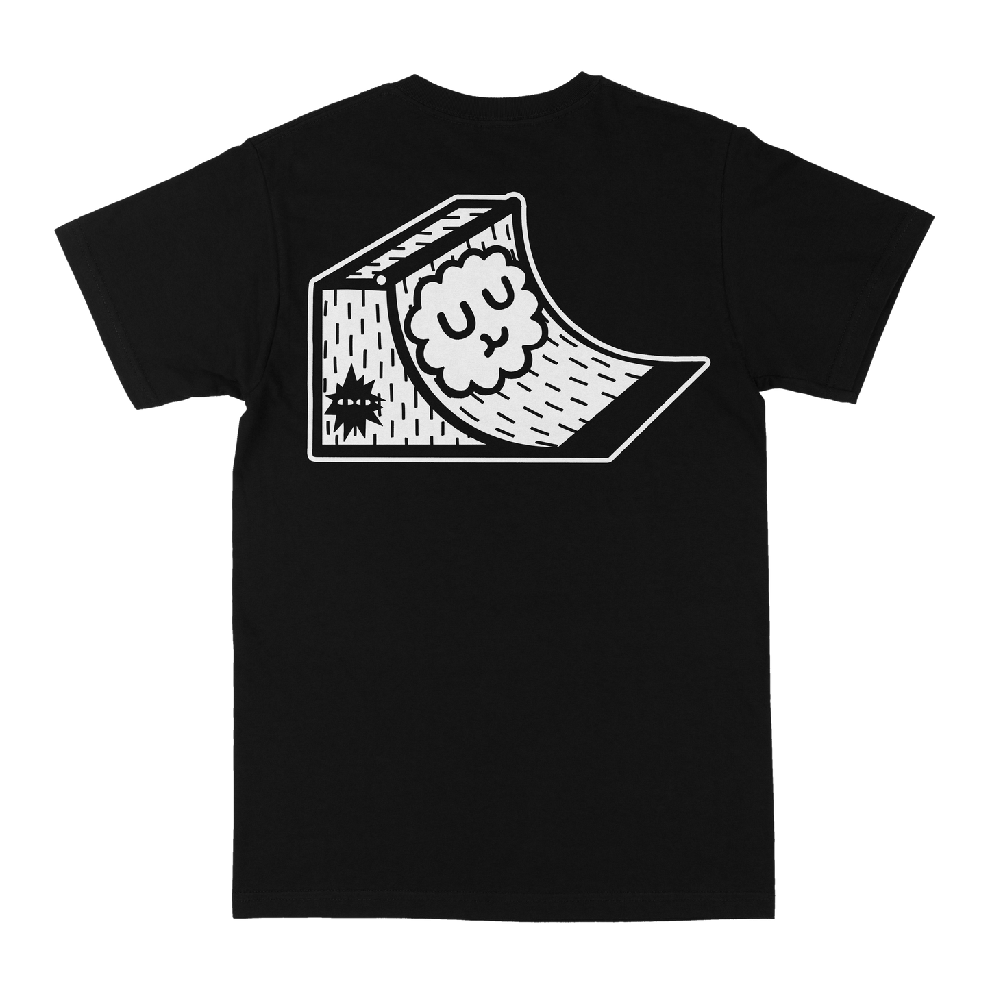 TIM ROBOT 'Quarter friend' T-shirt (White or Black)