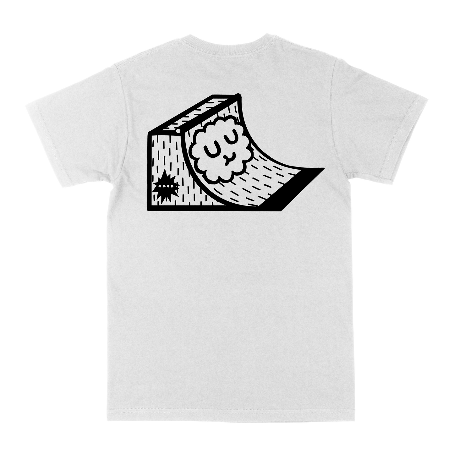 TIM ROBOT 'Quarter friend' T-shirt (White or Black)